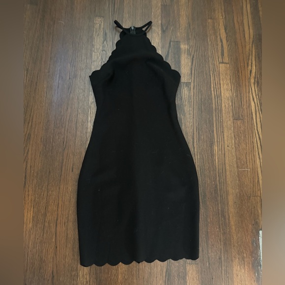 Likely Black Scalloped cocktail Mini Dress XS - Picture 4 of 5